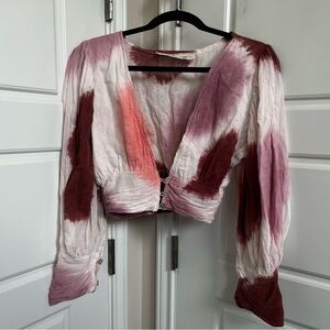 Jen's Pirate Booty Tie-Dye Boho Top Size